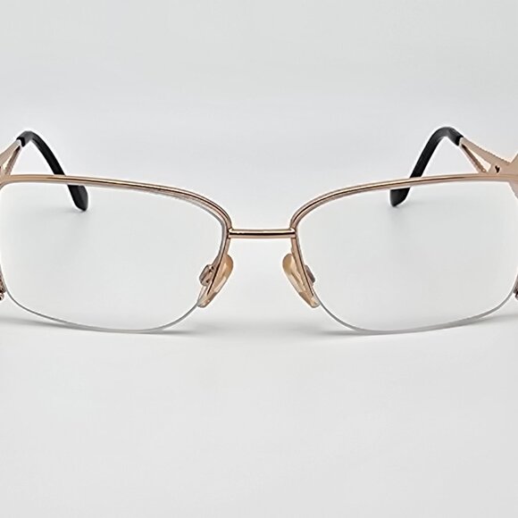 Caviar Champagne Series M5568 C.21 Gold w/ Swarovski Crystals Eyeglasses Frame - Picture 2 of 16